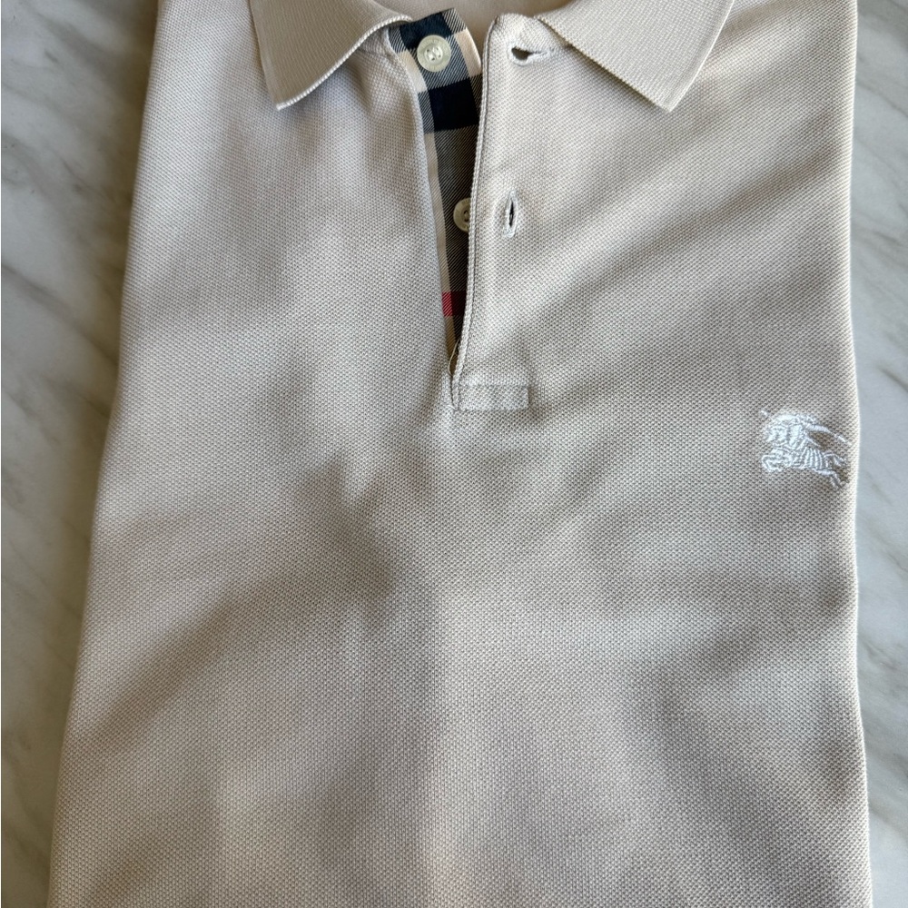 Burberry Beige Polo Shirt for Men